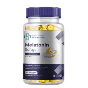 Rheinische Arzneimittel Manufaktur Melatonin-Softgel – 500 mg – 60 Softgels
