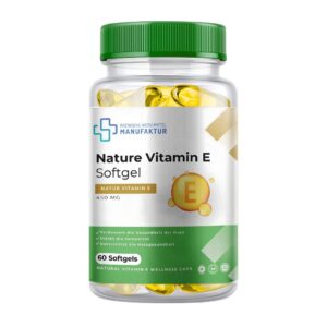 Rheinische Arzneimittel Manufaktur Nature Vitamin E Softgel – 450 mg – 60 Softgels
