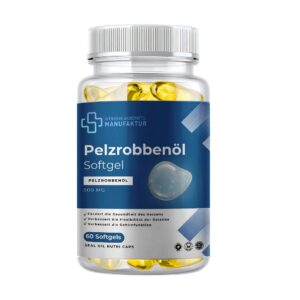 Pelzrobbenöl Softgel – 500 mg – 60 Softgels