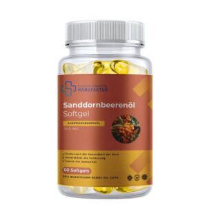 Sanddornbeerenöl Softgel – 500 mg – 60 Softgels