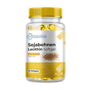 Sojabohnen-Lecithin Softgel – 1000 mg – 60 Softgels