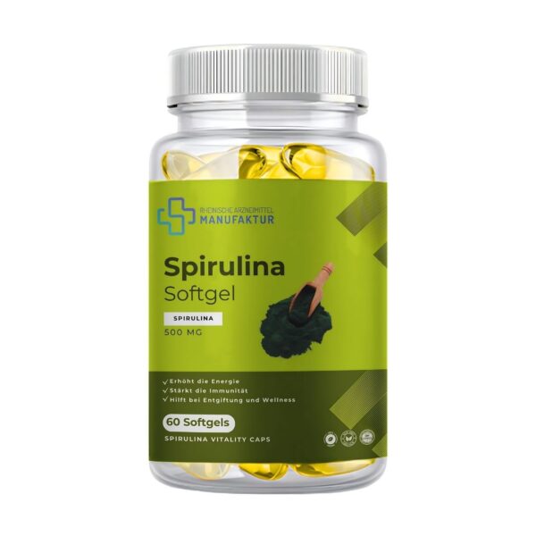 Spirulina Softgel – 500 mg – 60 Softgels
