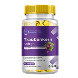 Traubenkern Softgel – 500 mg – 60 Softgels
