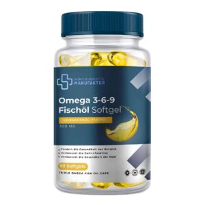 Omega 3-6-9 Fischöl Softgel – 500 mg – 60 Softgels