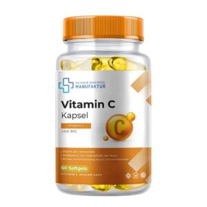 Vitamin C Kapsel – 500 mg – 60 Softgels