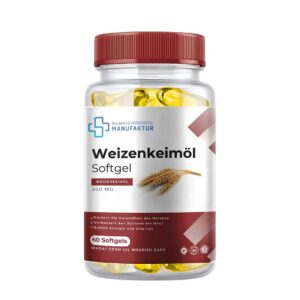 Weizenkeimöl Softgel – 500 mg – 60 Softgels